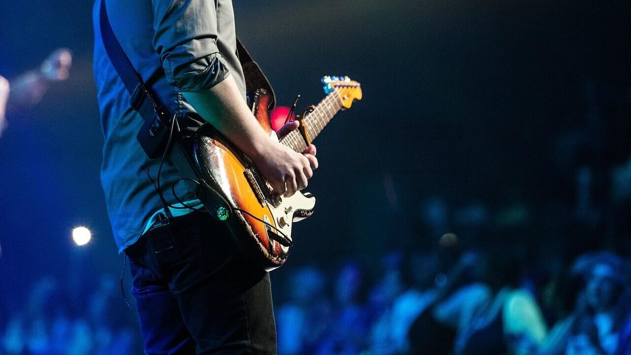 audience, concert, guitar, guitarist, man, music, musical instrument, musician, people, performance, string instrument, concert, concert, concert, guitar, guitar, music, music, music, music, music